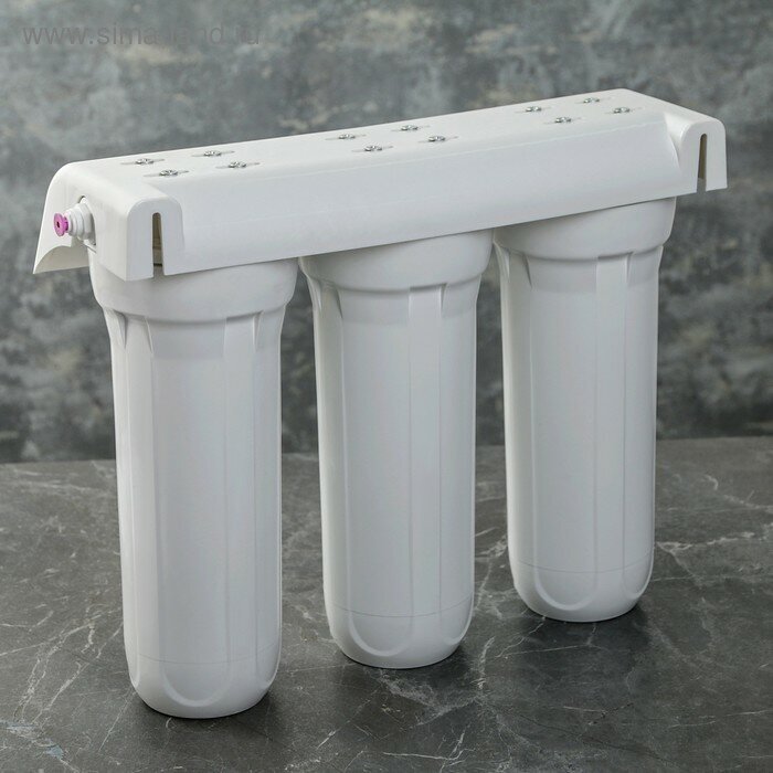 Система для фильтрации воды под мойку «Гейзер-3 ИВЖ Люкс», 3 ступени очистки - фотография № 2