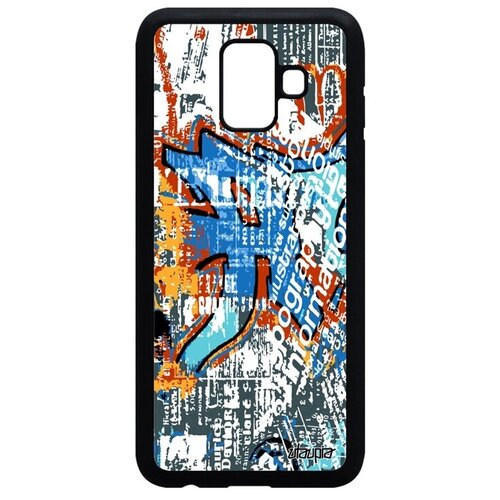 фото Защитный чехол для мобильного // galaxy a6 2018 // "стрит-арт" надпись живопись, utaupia, цветной