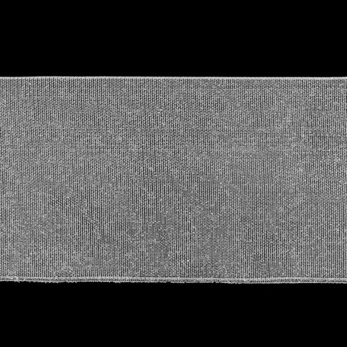 Шторная лента люверсная, клеевая односторонняя, 10 см, 50 ± 1 м, цвет белый