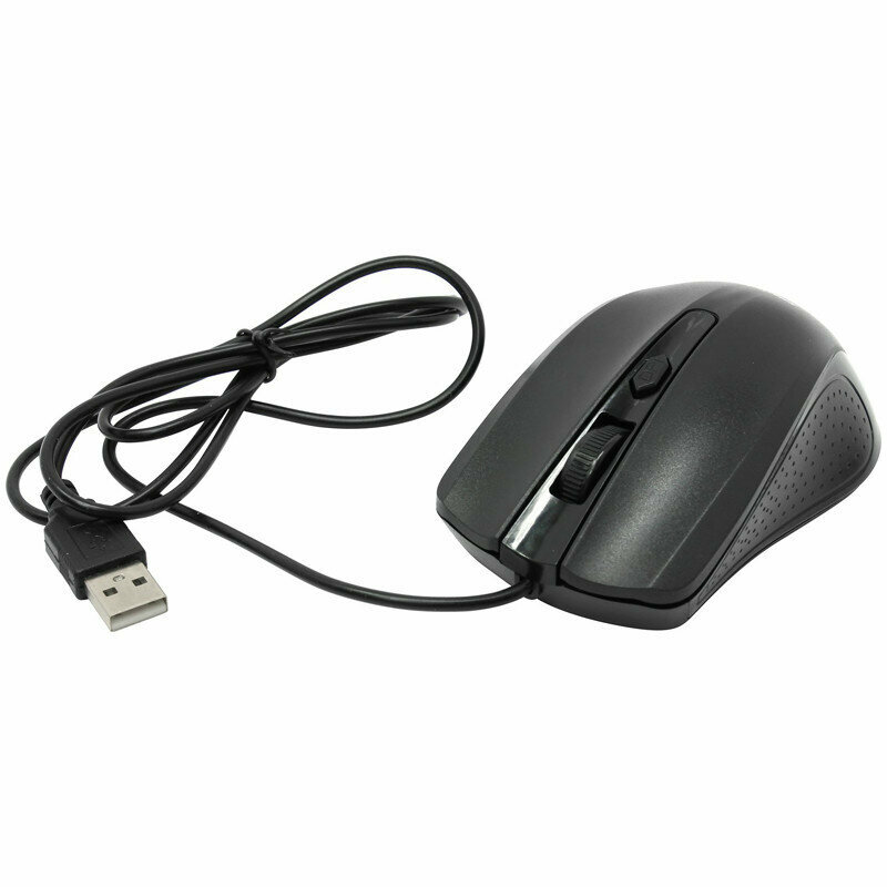 Мышь Smartbuy ONE 352, USB, черный, 3btn+Roll, 283060