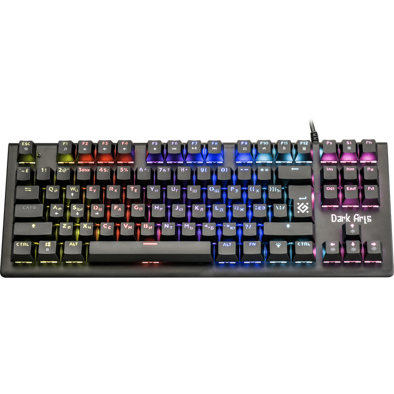 Механическая клавиатура для компьютера игровая Defender Dark Arts (TKL 80%)