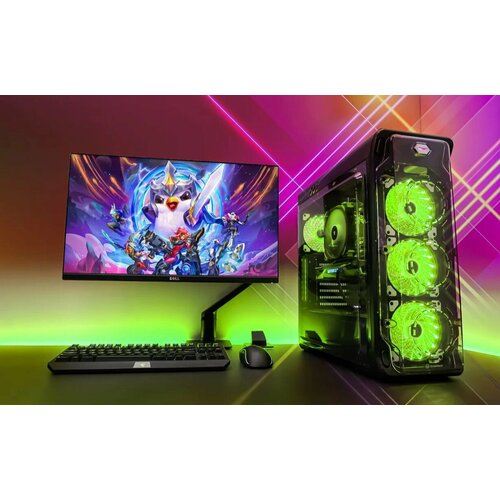 Игровой Системник С Подсветкой Ryzen 5 5600/ 6 Ядер. RTX 3090 24GB. 32 Gb DDR4. WS 10 PRO. SSD 500 GB/ Horizon: Zero Dawn, FAR CRY 6, Forza 5, Resident evil, Control, Spider-Man Morales, Dying Light 2, Metro Exodus