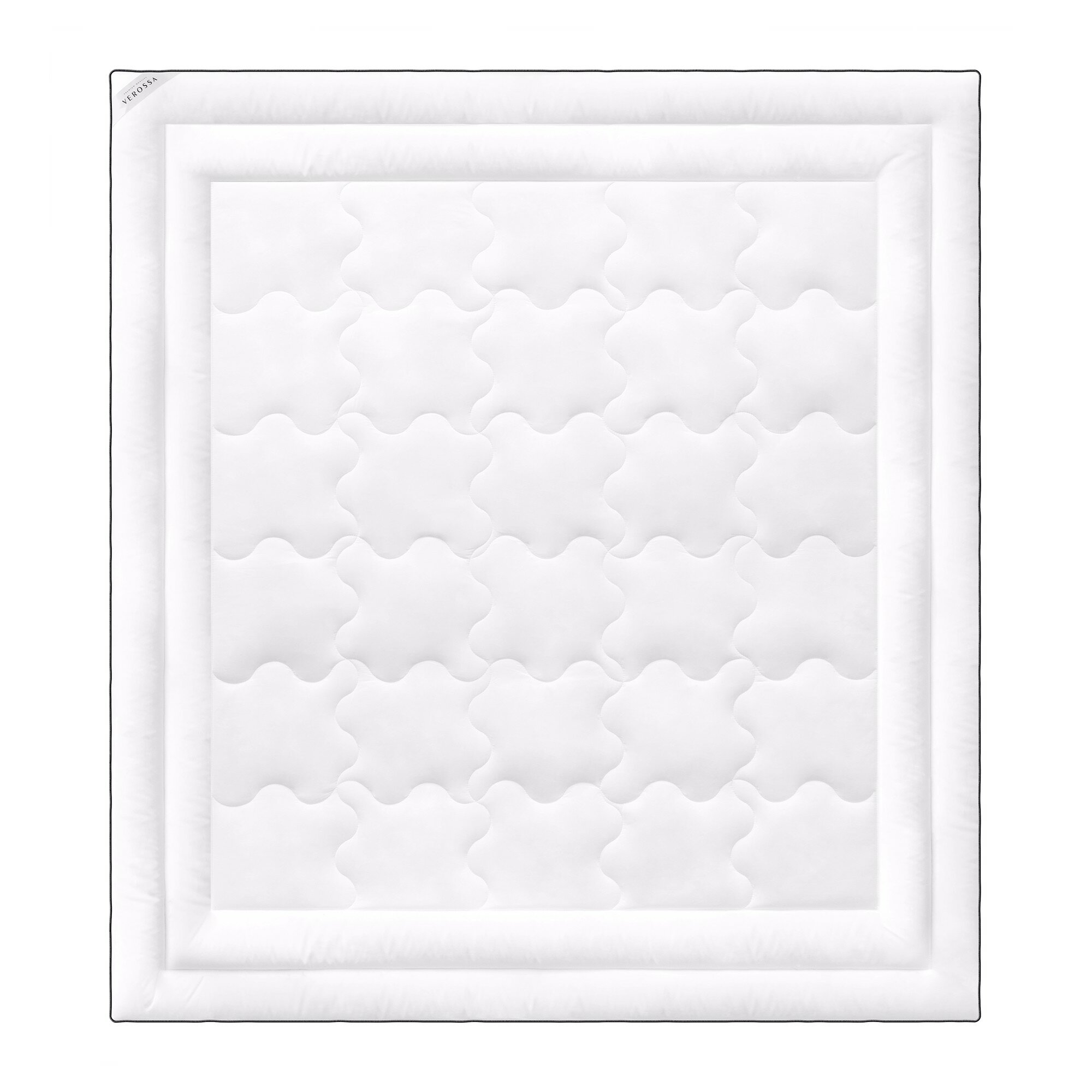 Одеяло для сна всесезонное Verossa Шёлк евро 200х220, белое, ткань хлопок 100% - фотография № 5