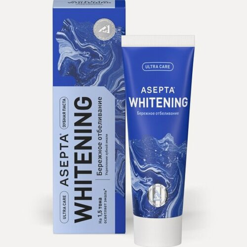 Изображение товара Зубная паста Асепта Plus Бережное отбеливание, 75 мл
