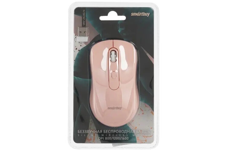 Мышь беспроводная SmartBuy 282AG Nude беззвучная (SBM-282AG-N)/40