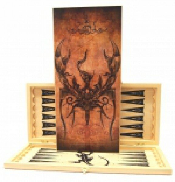 Нарды деревянные Скорпион в песках 47*21 см