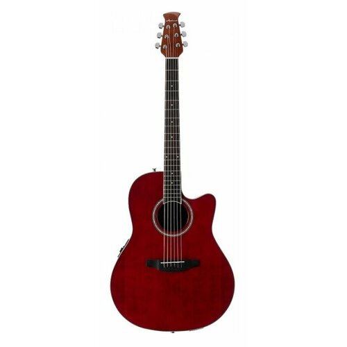Applause AB24II-2S Balladeer Cutaway Ruby Red Satin Электроакустическая гитара, цвет красный матовый (Китай)
