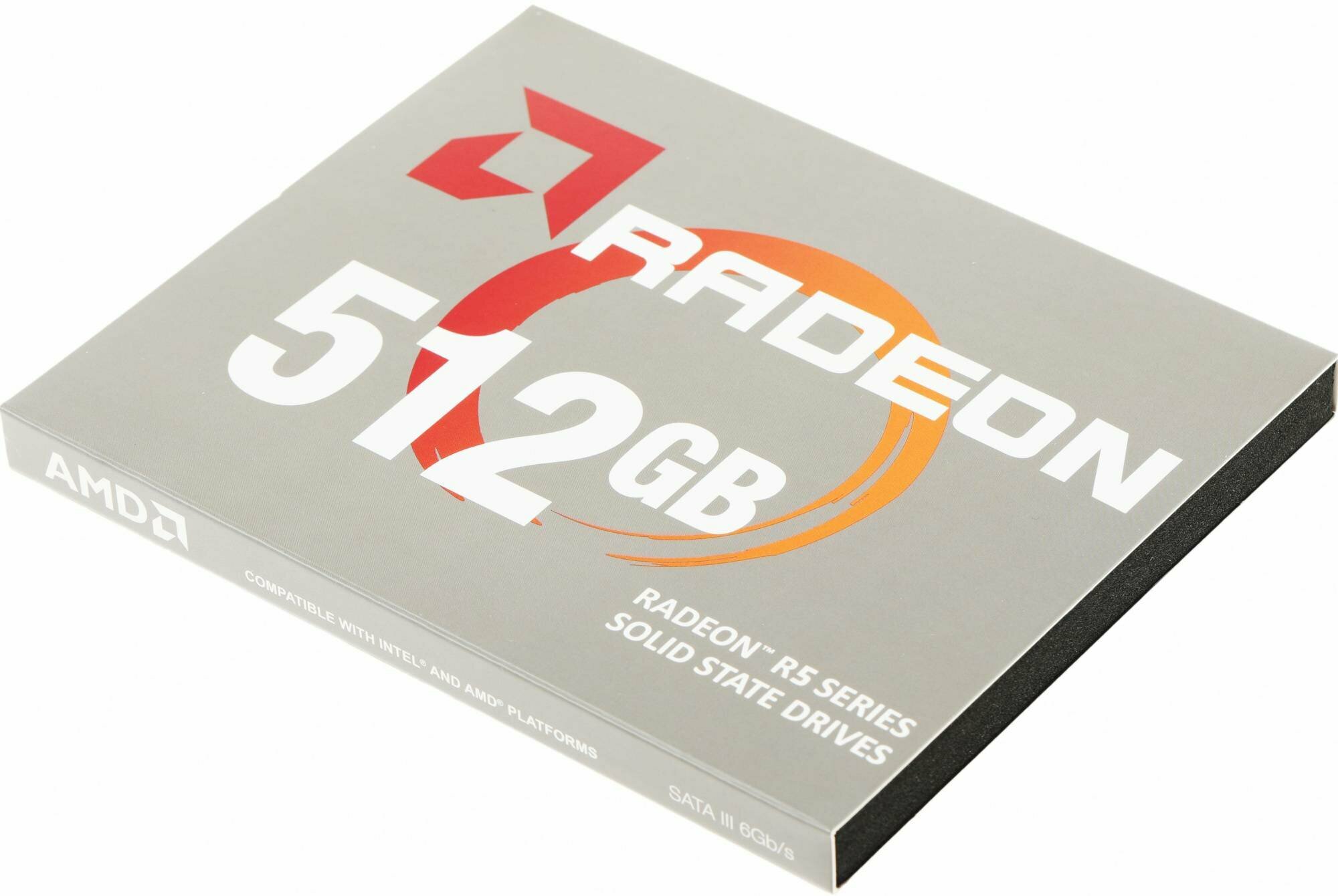 Твердотельный накопитель AMD Radeon R5 512 ГБ SATA R5SL512G