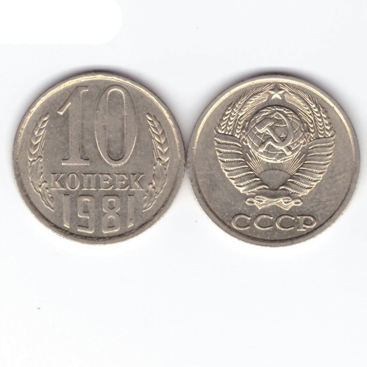 10 копеек 1981 XF (штемпельный блеск)