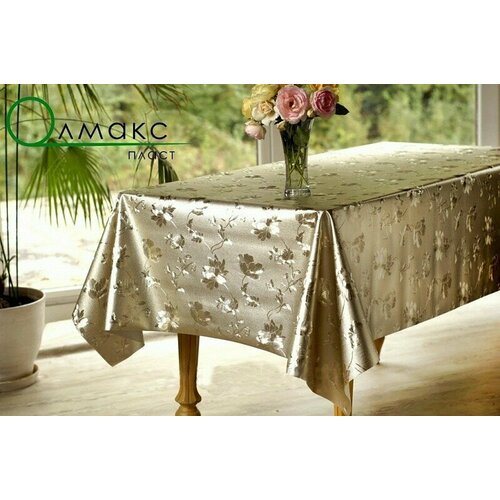 Скатерть роза gold 140х220 751₽
