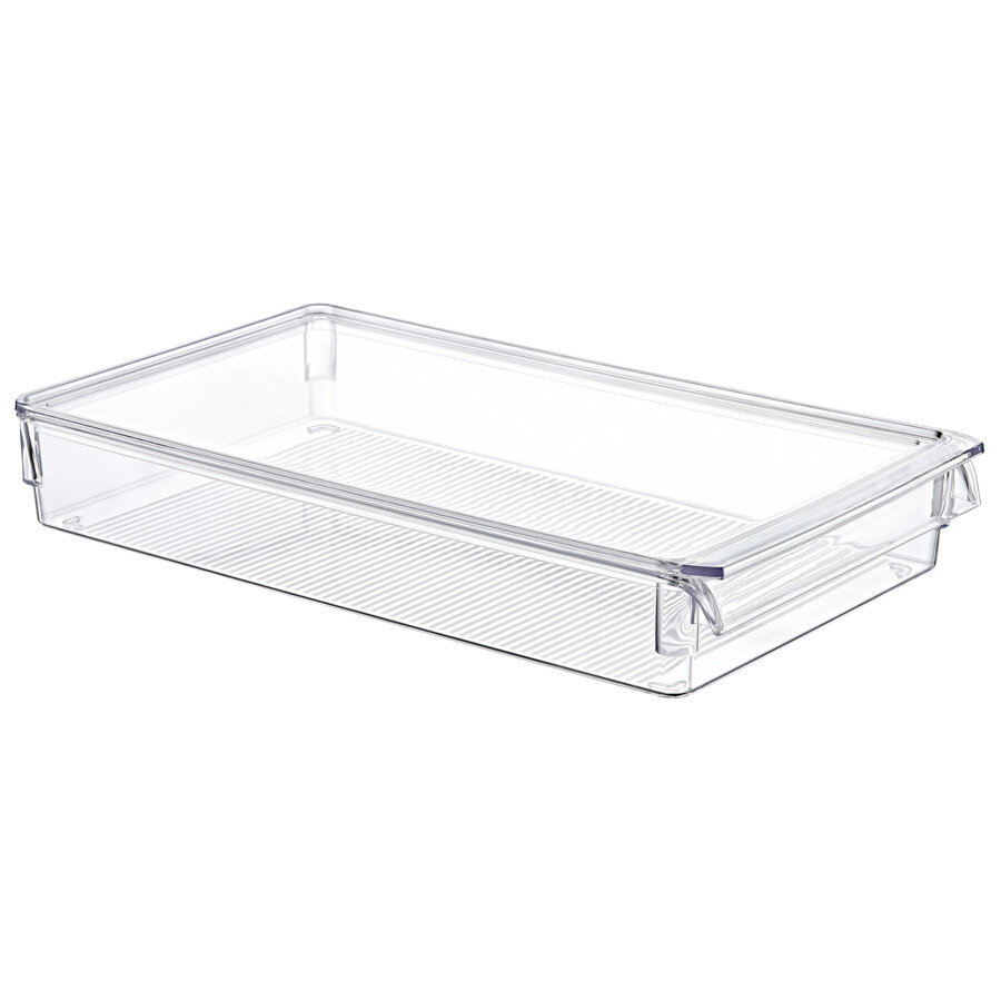 фото Органайзер для холодильника с крышкой Emhouse 36х20,5х5 см, пластик