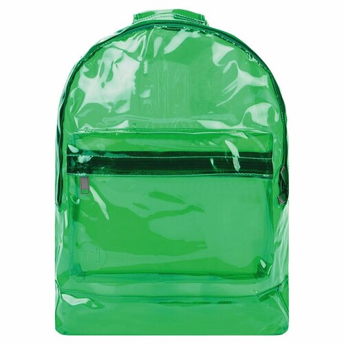 Рюкзак женский прозрачный Mi-Pac Transparent Green зеленый рюкзак mi pac cracked black silver черный