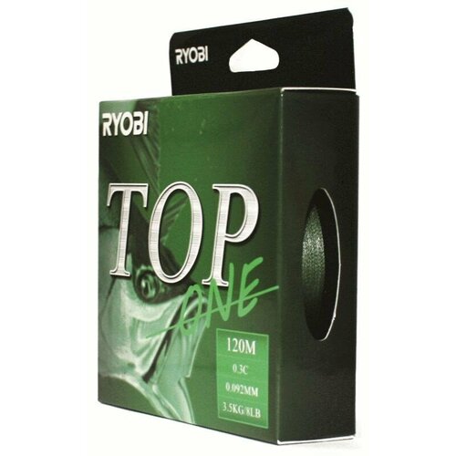 шнур ryobi pe top 4 120m d 0 165 8kg dark green rb4dg165 Шнур RYOBI PE TOP 4* 120m d-0.331 #16kg Dark green RB4DG331