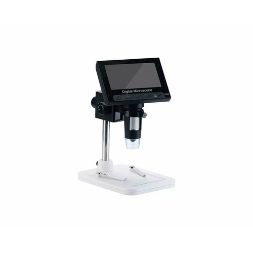 Микроскоп школьный Эрудит DM4 (1280x720) (W3534RU) (3MP) с экраном и записью на SD микроскоп для увеличения клеток
