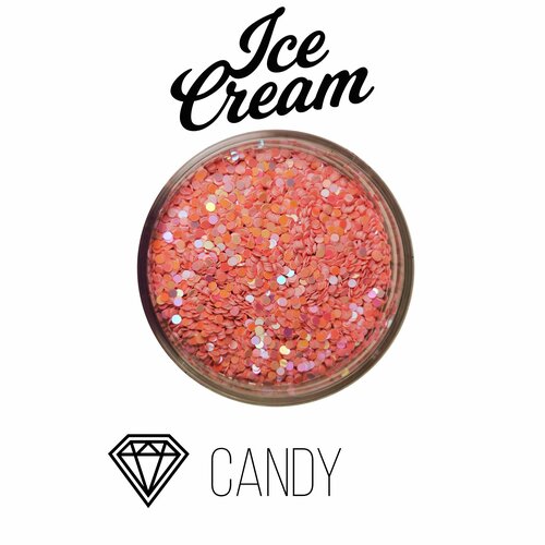 Глиттер серии Ice Cream, Candy, 15гр