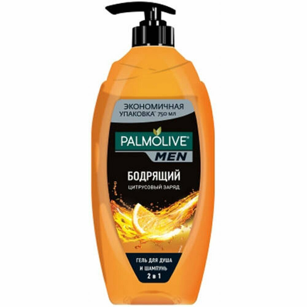 Гель для душа PALMOLIVE Men 2 в 1, Цитрусовый Заряд