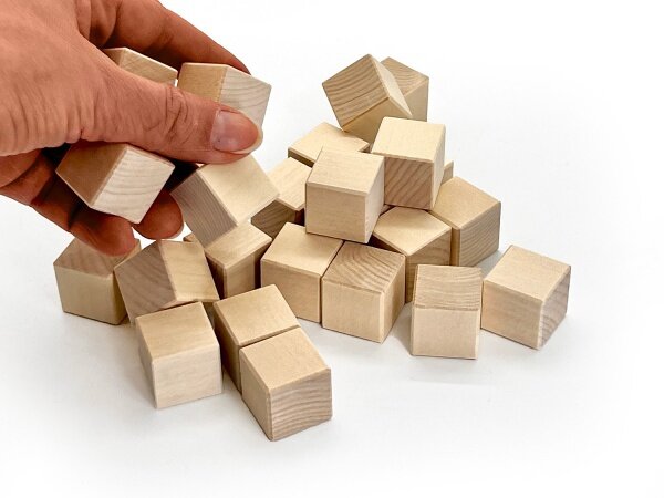 Набор кубиков 2см (25шт в наборе)