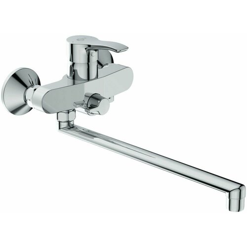 Идеал стандарт Альфа смеситель для ванны однорычажный хром / IDEAL STANDARD Alfa смеситель для ванны однорычажный универсальный хром