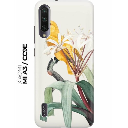 Чехол - накладка ArtColor для Xiaomi Mi A3 / CC9e с принтом Желтый попугай чехол накладка artcolor для xiaomi redmi 9 с принтом желтый попугай