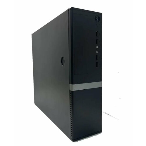 Системный блок LGA 1200, i3-10100, DDR4-8GB, SSD 256GB, SlimATX, Win 10 Pro