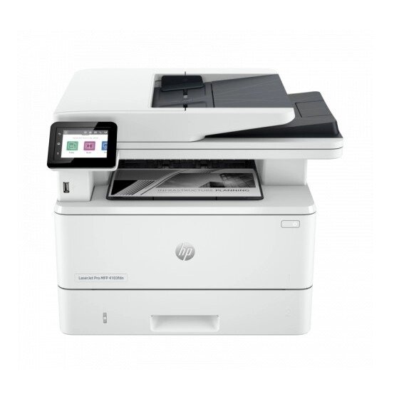 HP LaserJet Pro MFP M4103fdn (2Z628A) A4, 1200dpi, 38ppm, 512Mb, 1200 MHz tray 100+250 pages USB+Ethernet Prin, старт. картр. 3050стр.