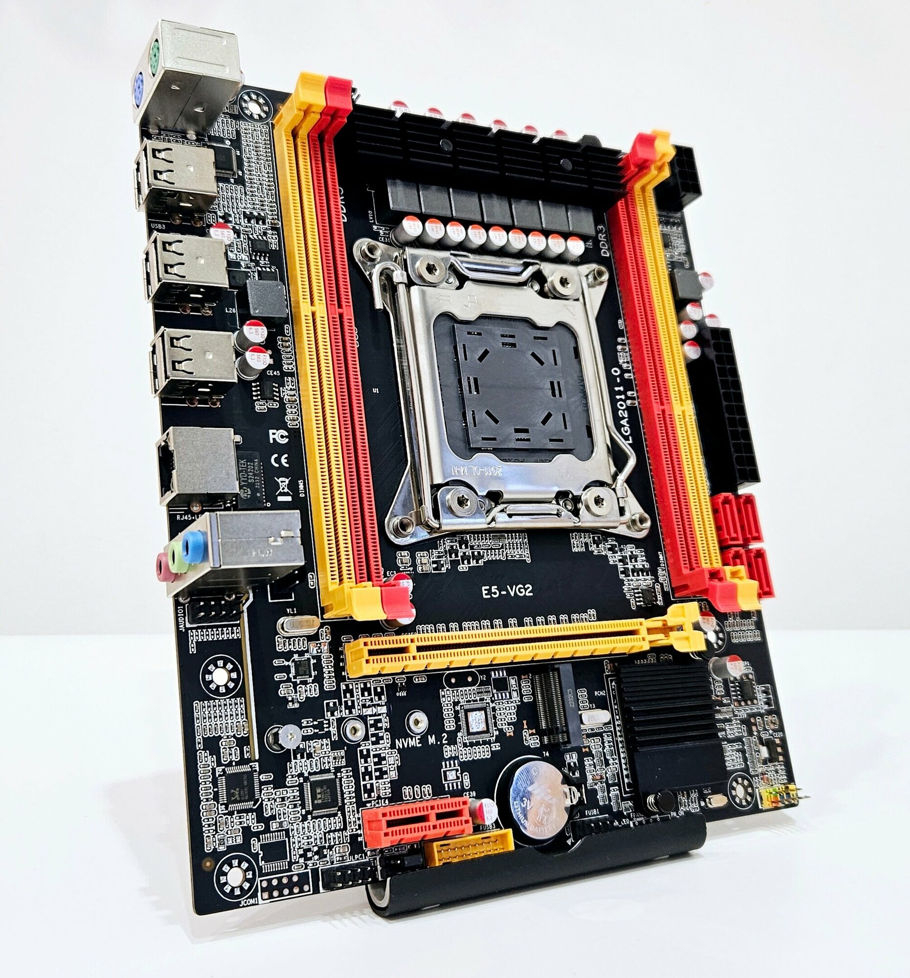 Материнская плата microATX X79 E5-VG2 NVME M.2 SSD DDR3 LGA 2011