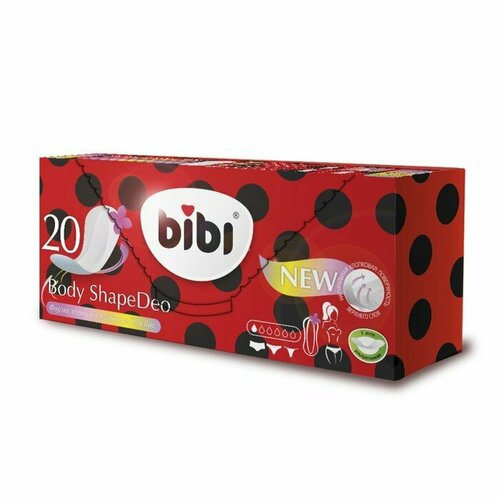 Ежедневные прокладки «BiBi» Body Shape Deo 20 шт. (комплект из 13 шт)