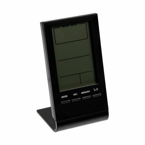 Метеостанция LTR-06 комнатный гигрометр будильник 1хLR1140 черный комплект из 3 шт 240900₽