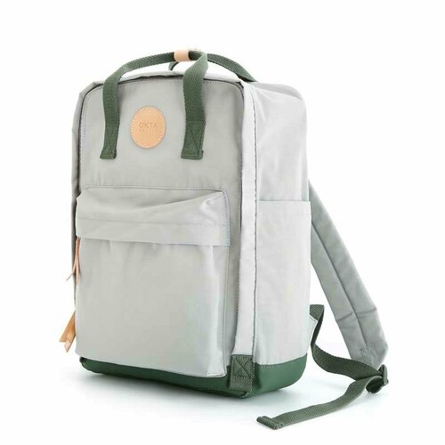 Рюкзак Himawari Okta Grande 1084M 14 Grey/Green, светло-серый с зеленым