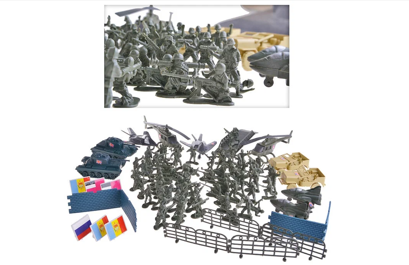 Набор игрушечных солдатиков и военной техники "Спецназ", в пакете, PLAY SMART 3035