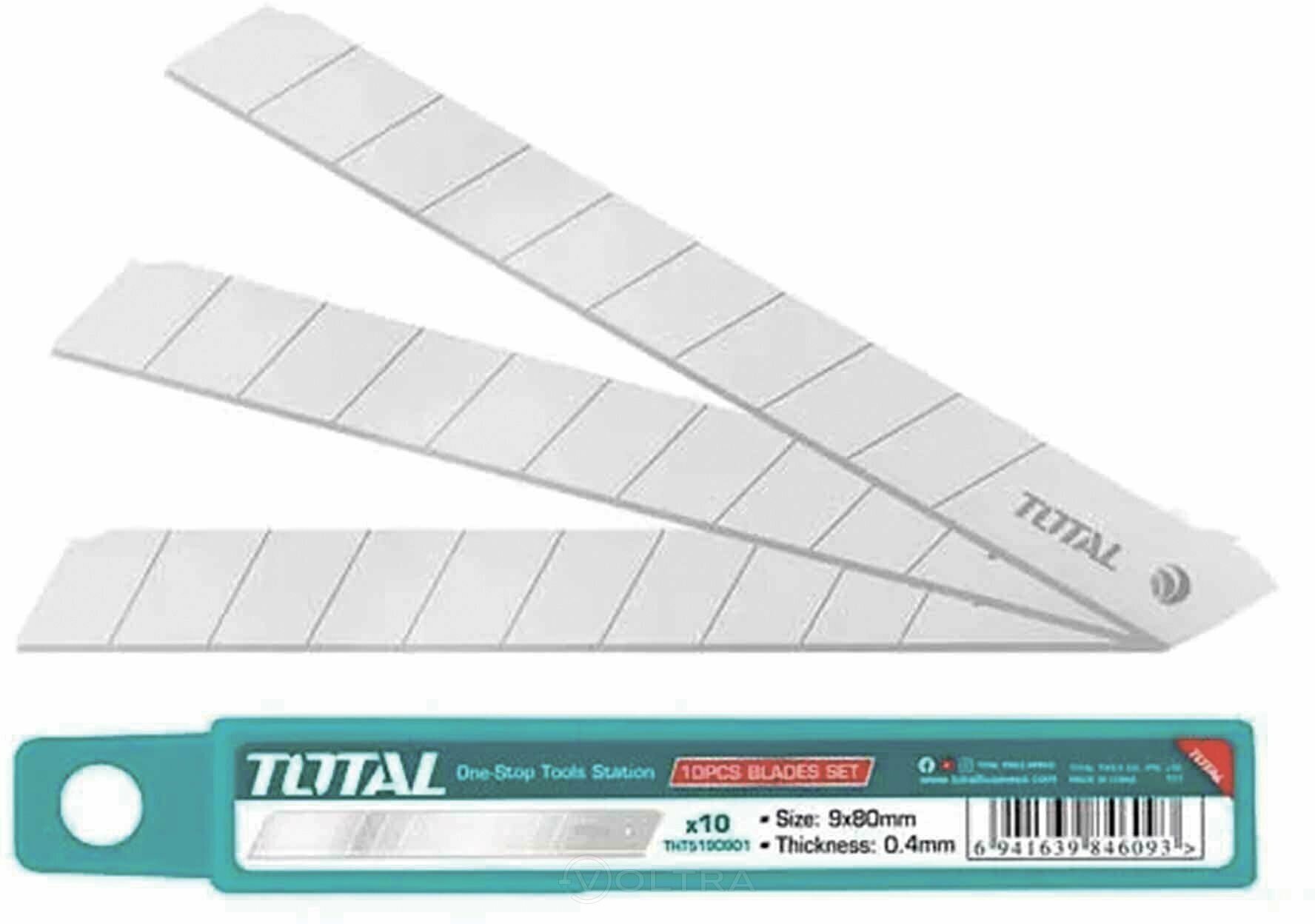 Лезвия для ножа TOTAL THT5190901 09мм x 80мм 10 шт