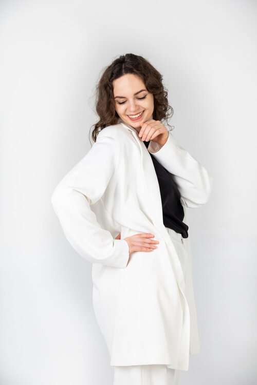 Пиджак moonlit, размер 50/52, белый