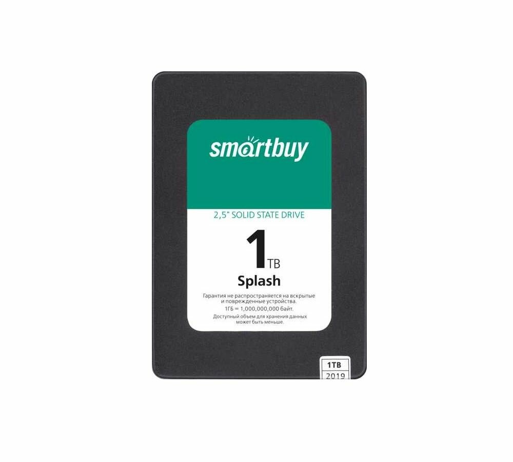 Накопитель SSD 2.5'' SmartBuy Splash 1TB SATA 6Gb/s TLC 560/500MB/s IOPS 89K MTBF 1.5M 7mm - фото №2