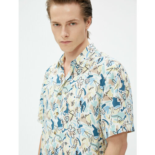 фото Рубашка koton, размер 54, белый