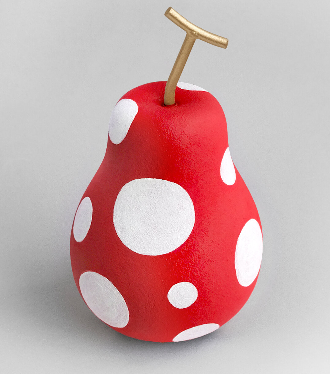 фото Груша декоративная керамическая