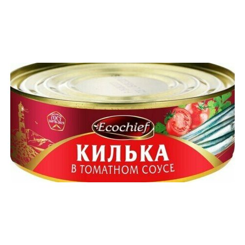 Килька экошеф 240 г в т/с обжаренная ж/б