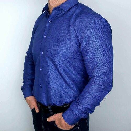 Рубашка DINO SESSUN, размер 2XL, синий