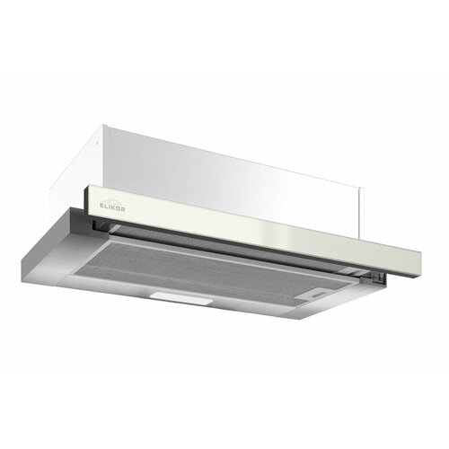 Кухонная вытяжка Elikor Интегра GLASS 45Н-400-В2Д нержстекло бежевое 859000₽