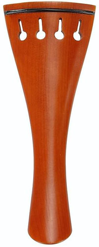 Viola tailpiece Acura Meister Ultimo AT-ATR25H - Grade Ultimo round boxwood tailpiece with ebony saddle for 16 inch viola