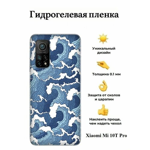 пленка на заднюю панель luxcase для xiaomi mi 10t 0 14mm matte 86754 Гидрогелевая пленка на Xiaomi Mi 10T Pro на заднюю панель