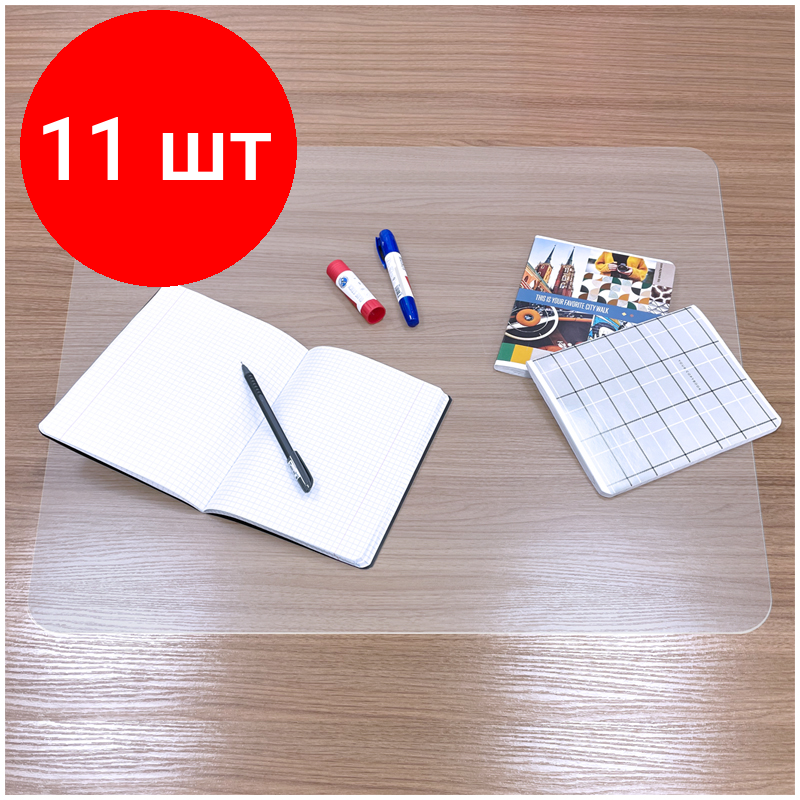 фото Настольное покрытие OfficeSpace 45 x 55 см, прозрачное матовое