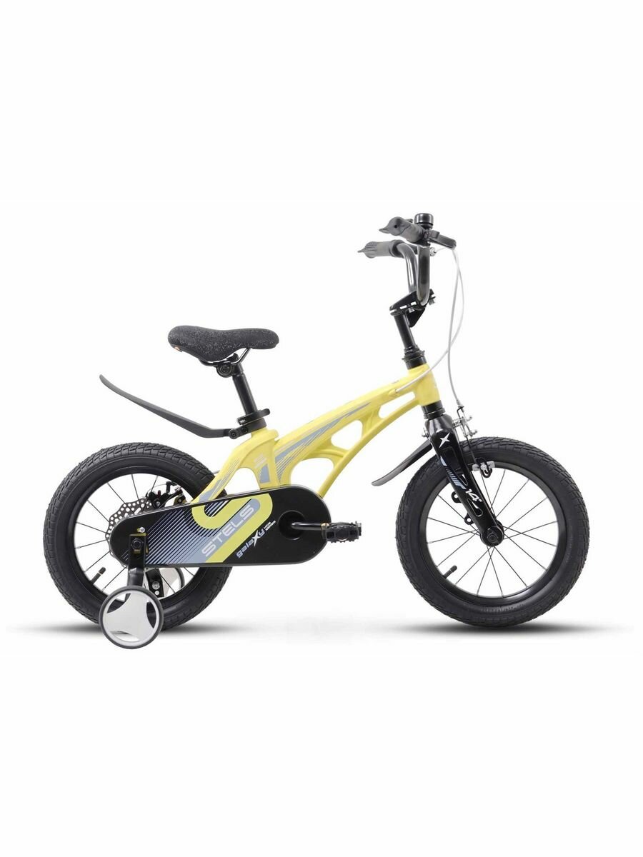 Велосипед детский Stels 14" Galaxy V010 2021 года желтый