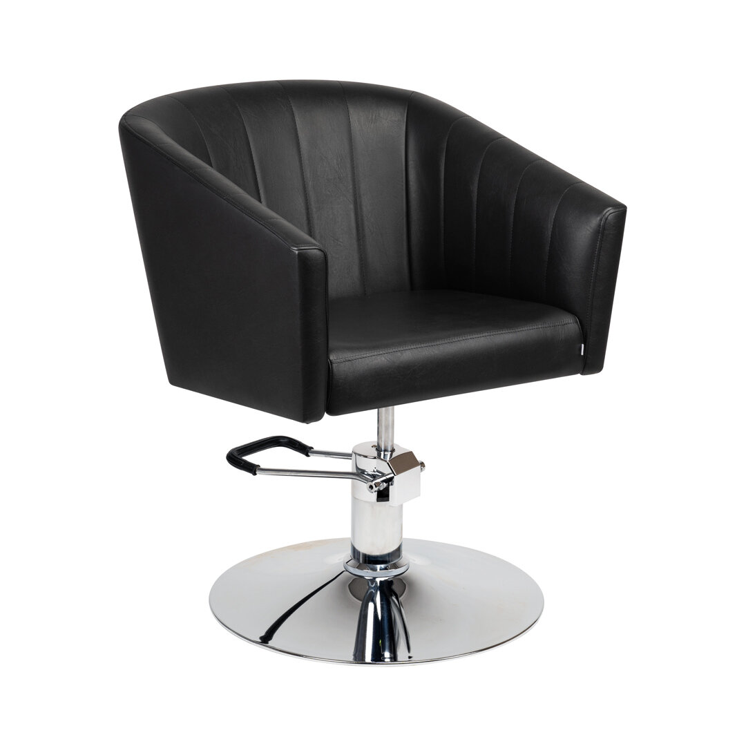 Парикмахерское кресло Вегас, цвет черный, диск, гидравлика