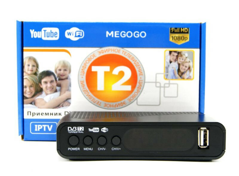 Цифровой тюнер DVB-T2 MEGOGO