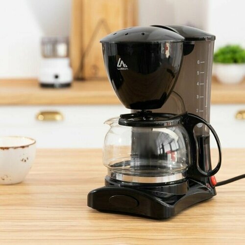 Кофеварка Luazon LKM-651 капельная 650 Вт 06 л чёрная 197200₽