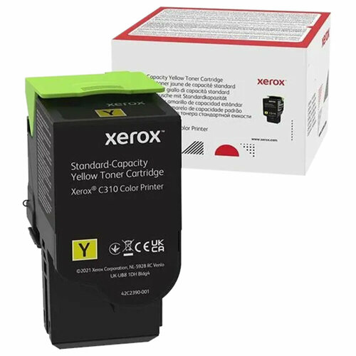 Картридж лазерный XEROX (006R04363) C310/C315, желтый, ресурс 2000 стр, оригинальный картридж для лазерного принтера t2 tc x6020c xerox 106r02760