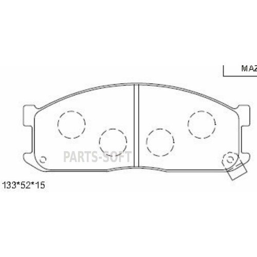 ASIMCO KD3316 KD3316 ASIMCO колодка дисковая 133/D3025/D3047/PN5211 S2YA3328Z/S66049230 F