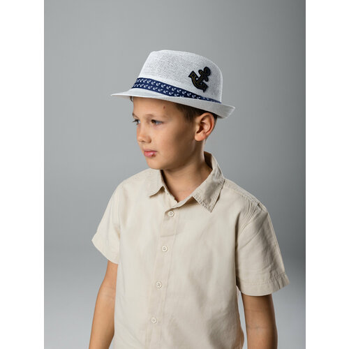 Шляпа Детская, размер 54, белый