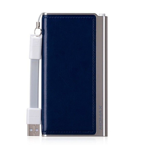 Внешний аккумулятор Power Bank Momax iPower Elite External Battery Pack 5000 mAh Blue 110000₽