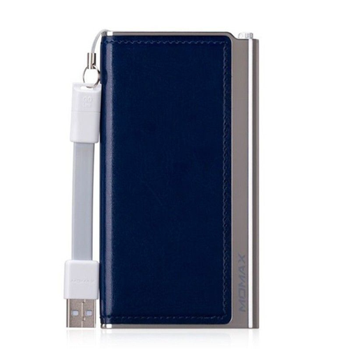 Внешний аккумулятор Power Bank Momax iPower Elite External Battery Pack 5000 mAh Blue